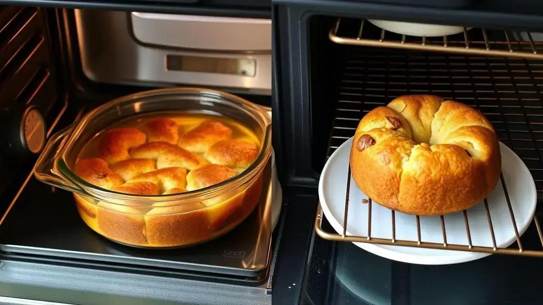 dicas de tempo de forno e resfriamento