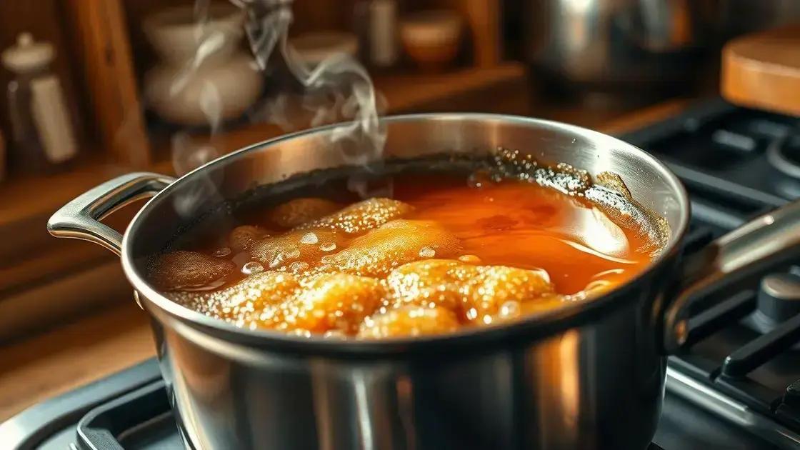 dicas de tempo, fogo e consistência