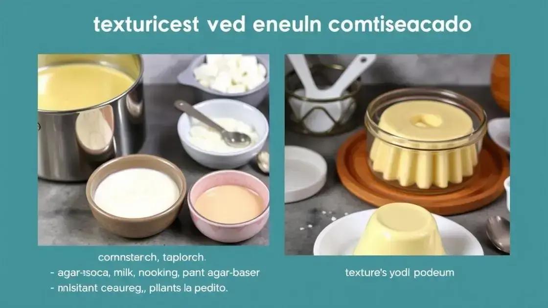dicas de textura e consistência