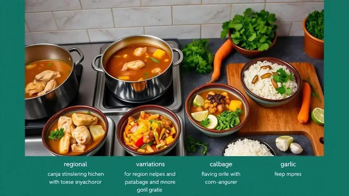 dicas de variações regionais e toques de sabor
