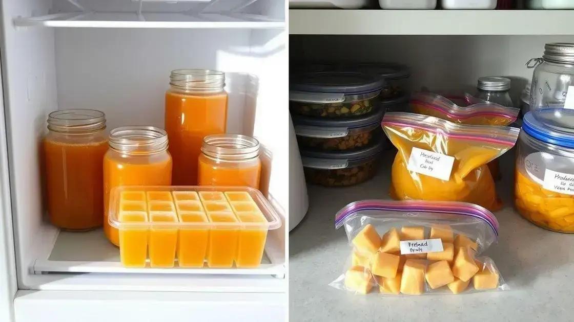 Dicas para armazenar e conservar seu caldo caseiro