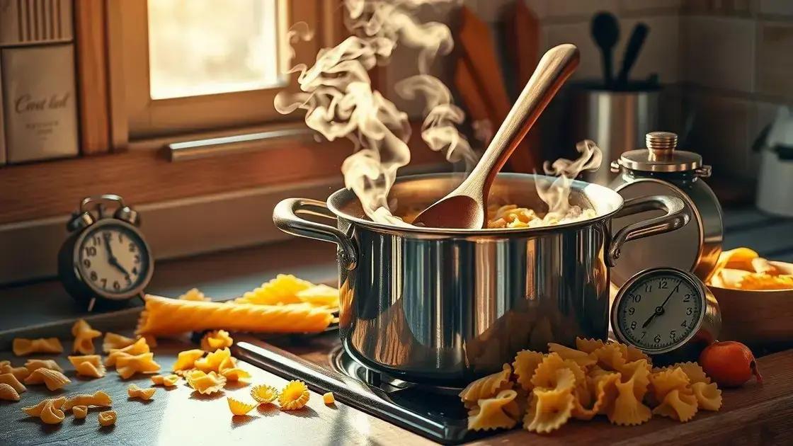 dicas para deixar o macarrão no ponto sem quebrar