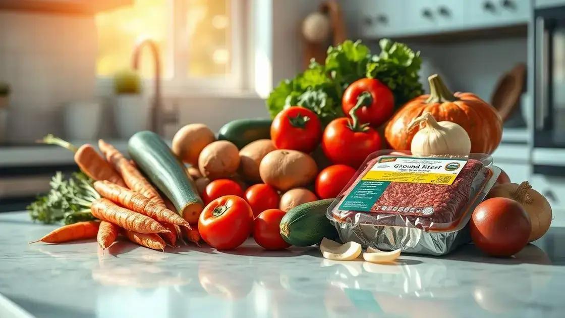 dicas para escolher legumes e carnes perfeitos