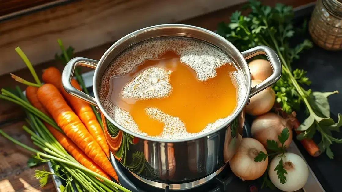 Dicas para o caldo ficar claro e saboroso