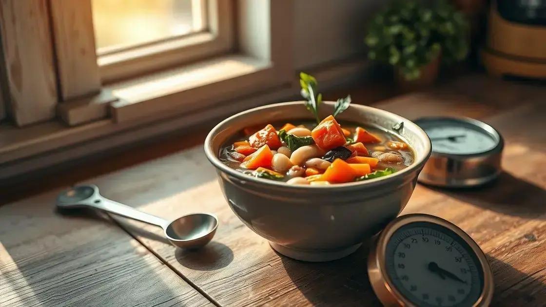 dicas práticas para uma sopa mais leve