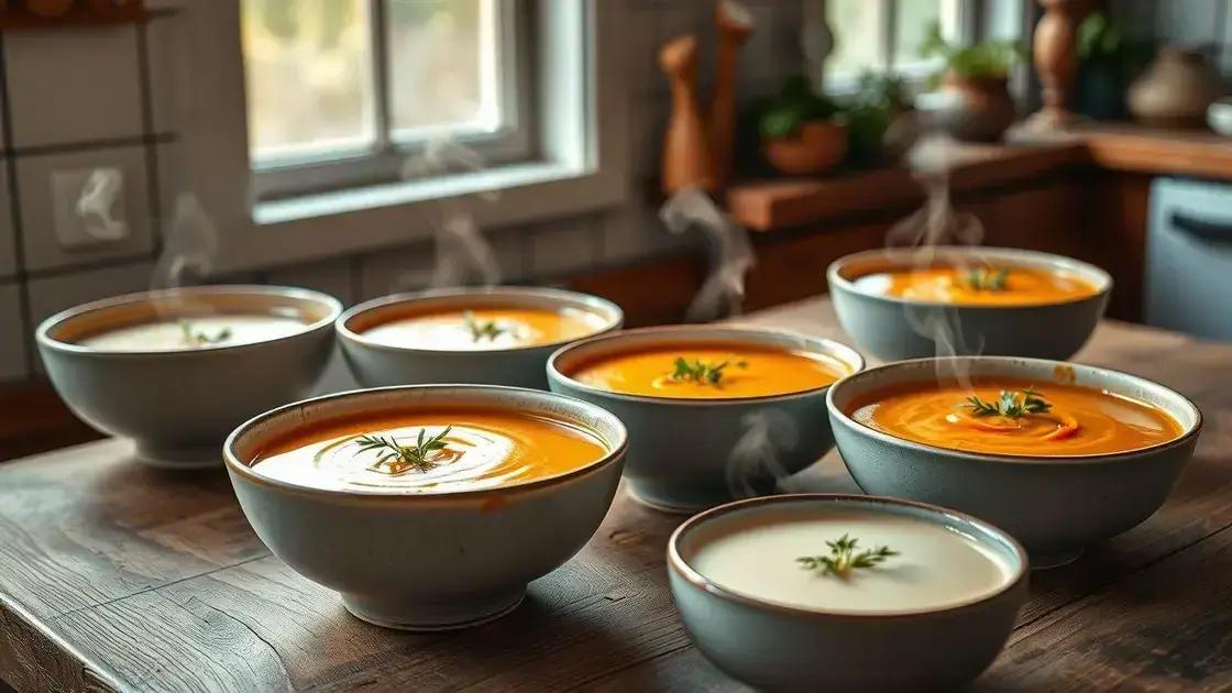 diferentes variações que mantêm o sabor cremoso