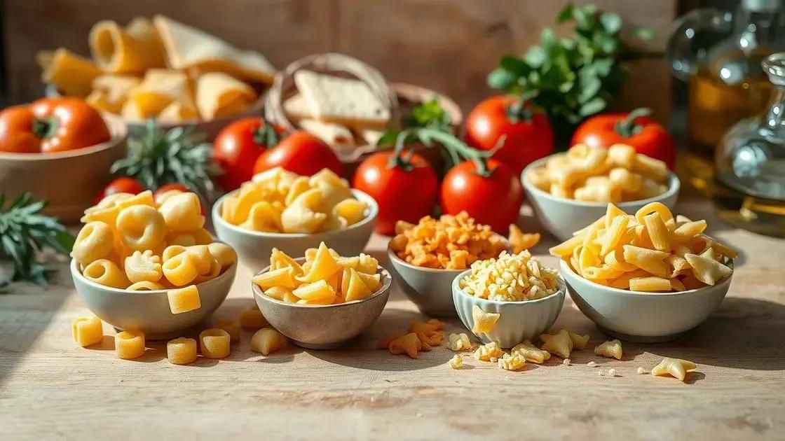 Escolha do macarrão ideal para sua sopa