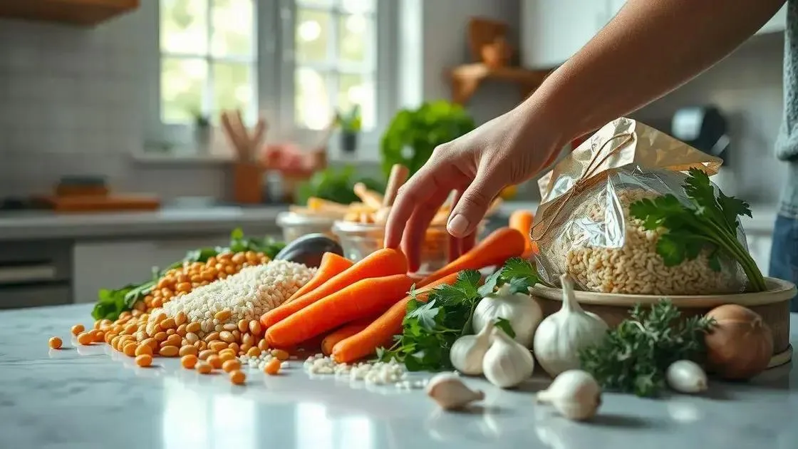 Escolhendo ingredientes simples e nutritivos Escolhendo ingredientes simples e nutritivos