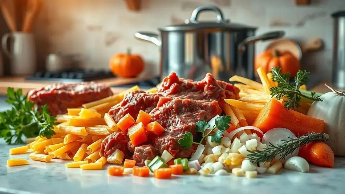 Escolhendo os ingredientes certos para sabor e textura