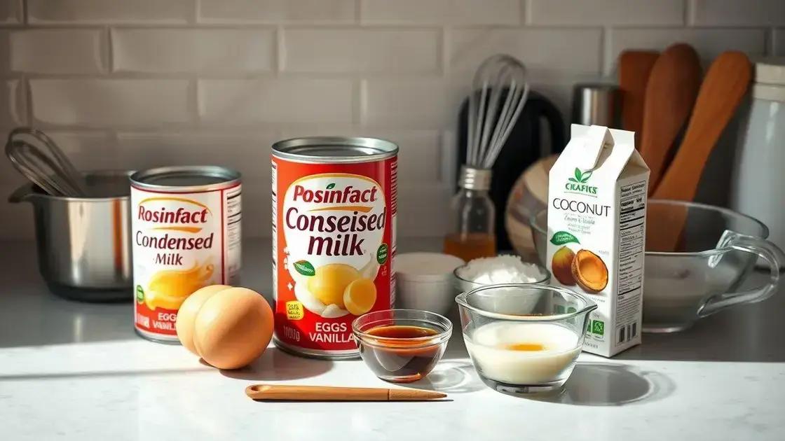 ingredientes básicos e substituições rápidas
