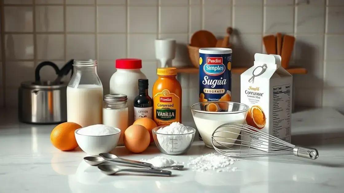 ingredientes básicos e variações