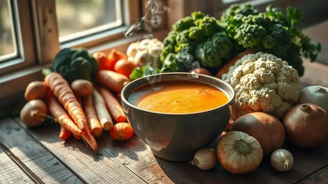 Ingredientes básicos para um creme rápido e nutritivo