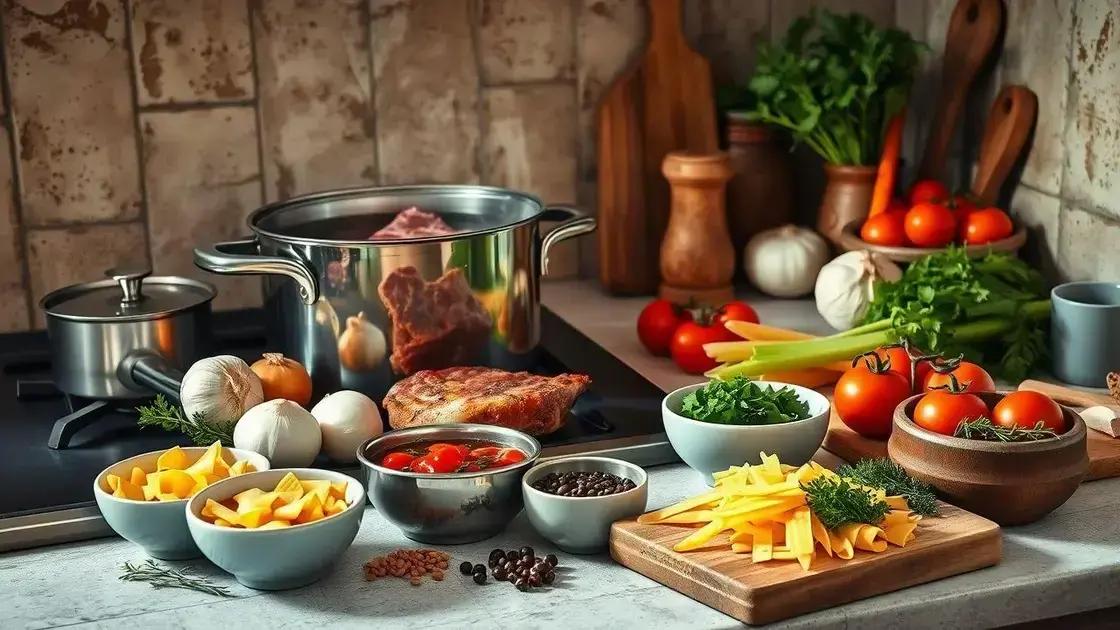 ingredientes chave e como selecionar o caldo ideal