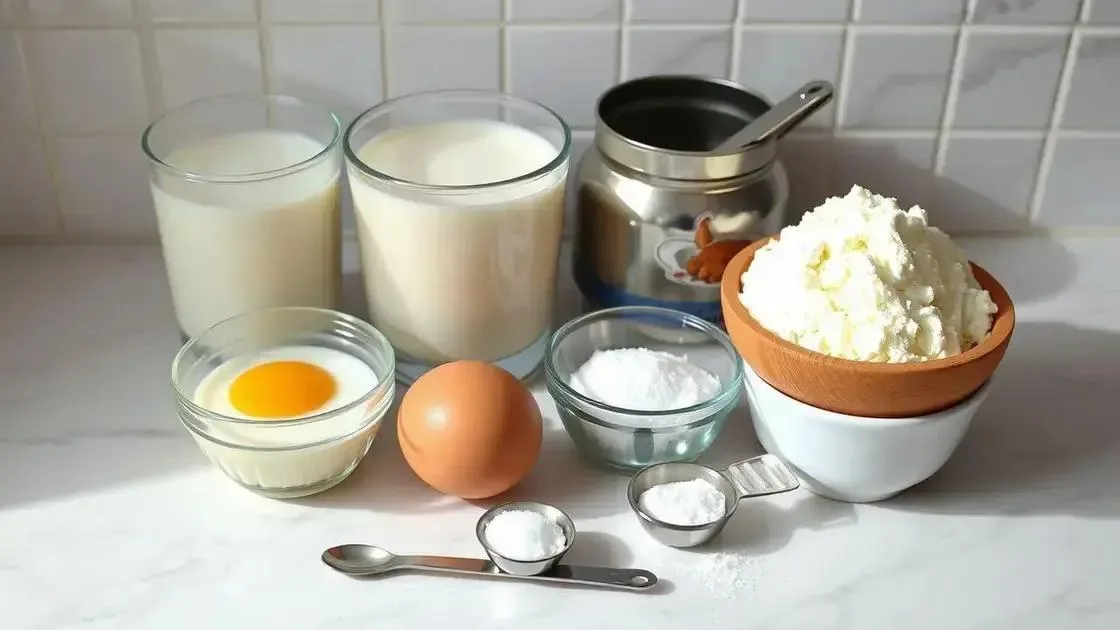 Ingredientes-chave para pudin firme e saboroso Ingredientes-chave para pudin firme e saboroso