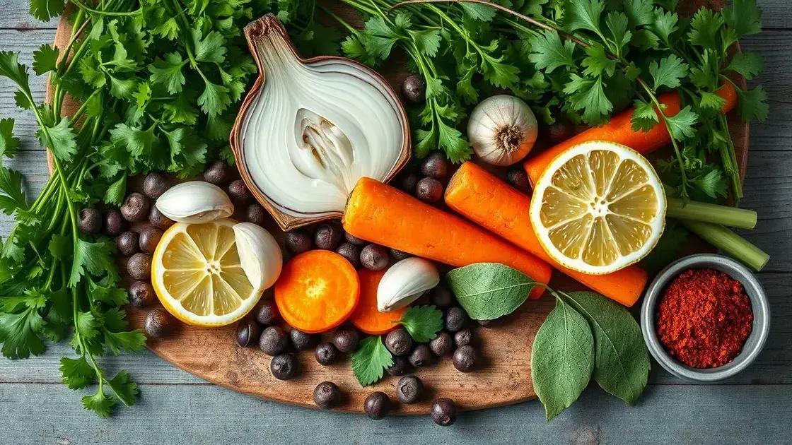 ingredientes-chave para realçar o sabor sem esforço