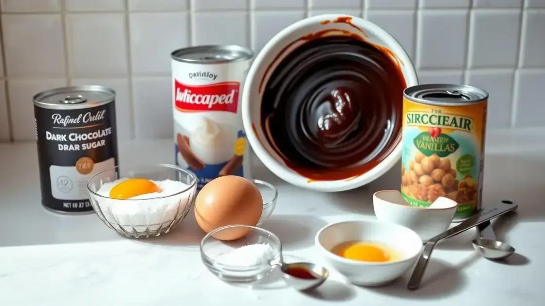 Ingredientes-chave para textura cremosa