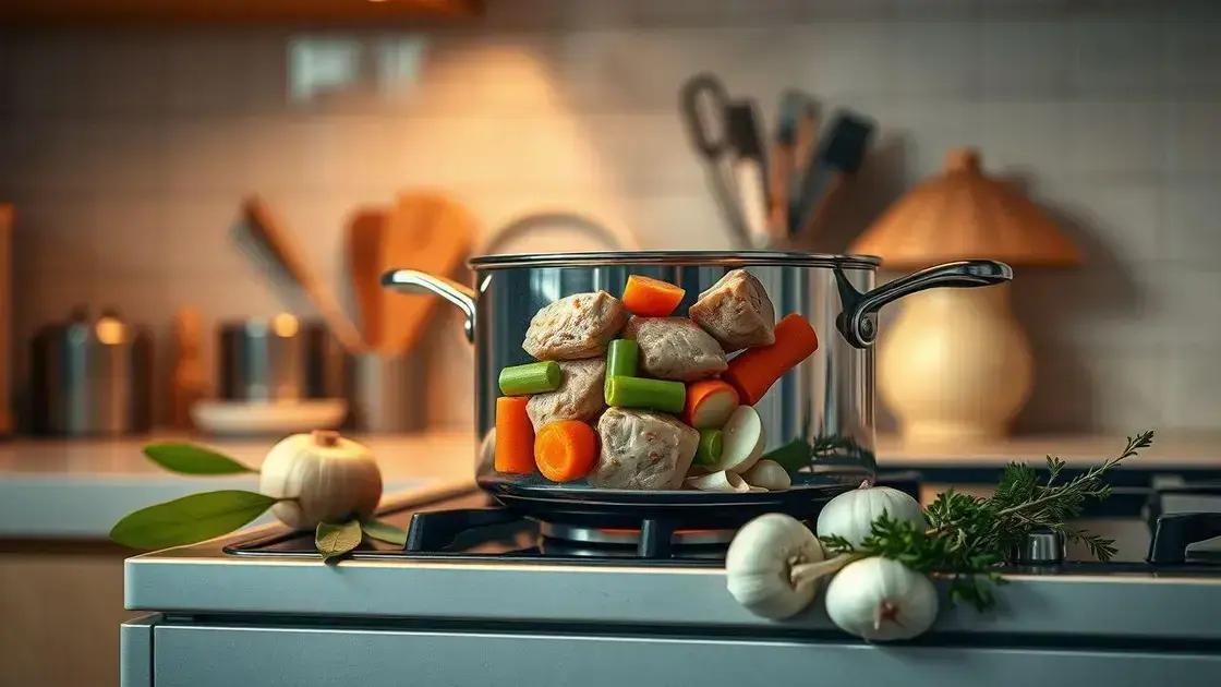 Ingredientes-chave para um caldo mais saboroso