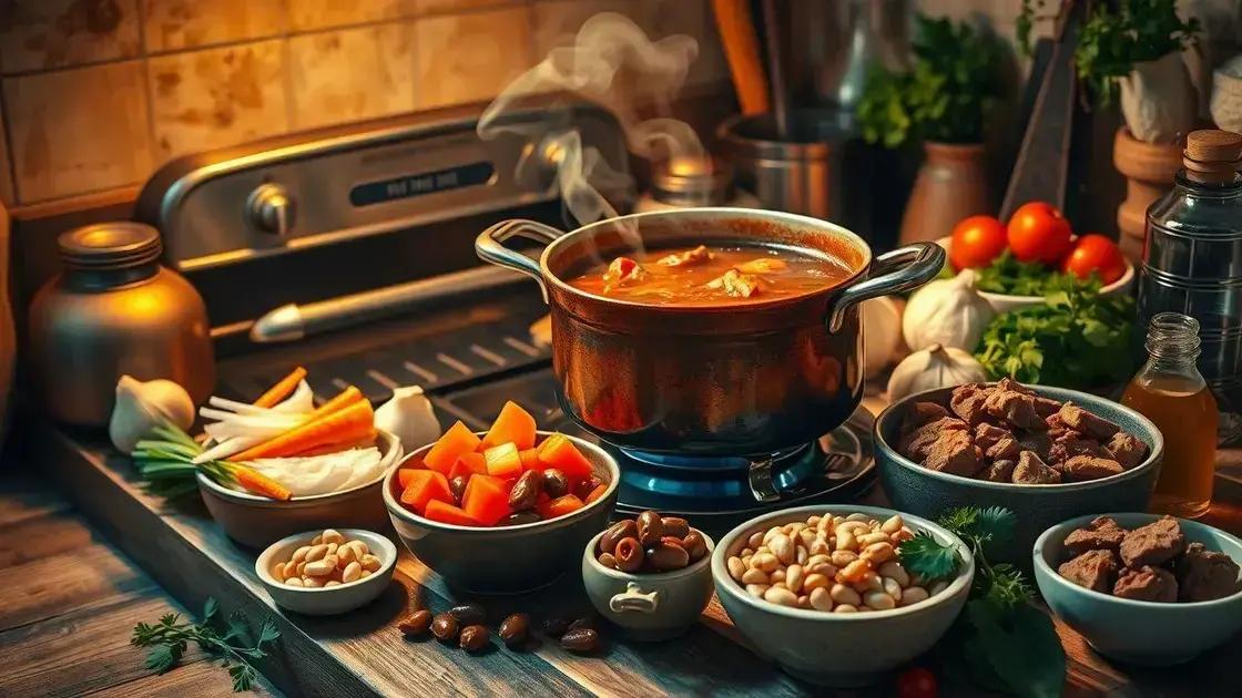 ingredientes-chave para um caldo rico