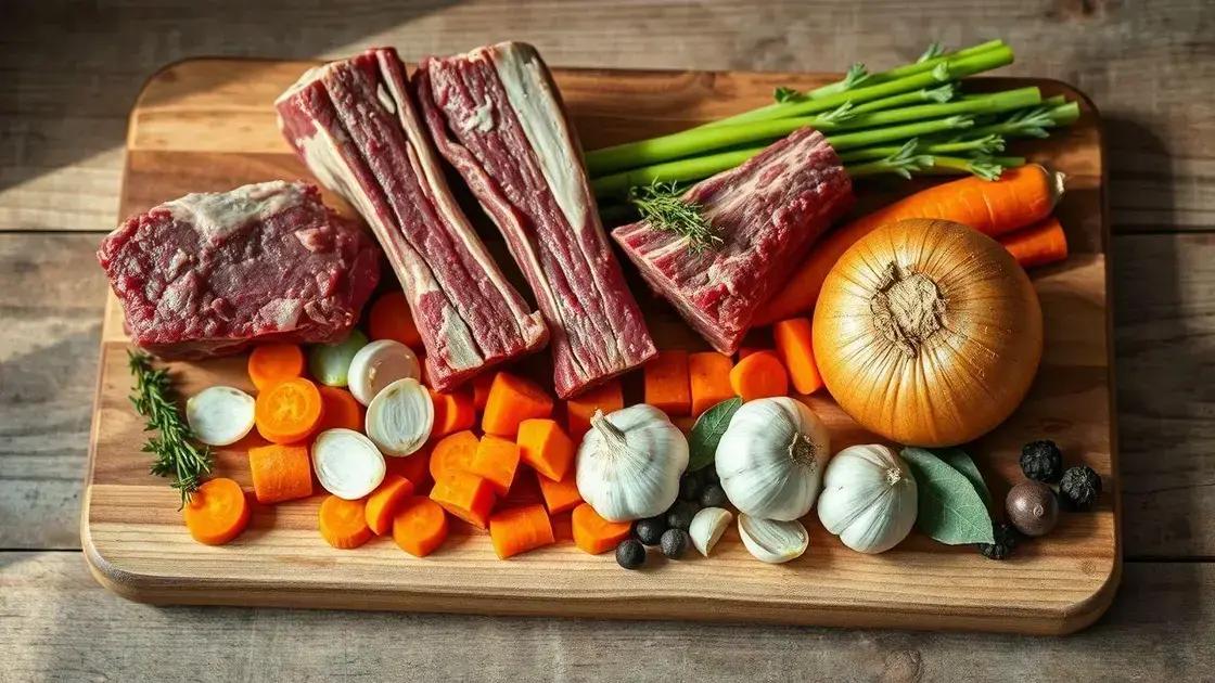 ingredientes-chave para um caldo rico