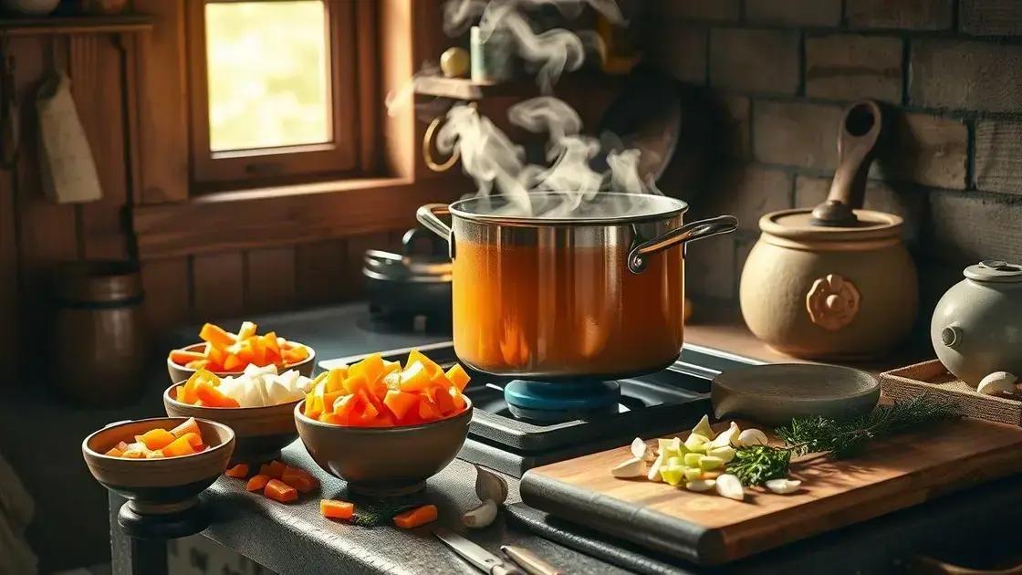 ingredientes-chave para um caldo rico e nutritivo
