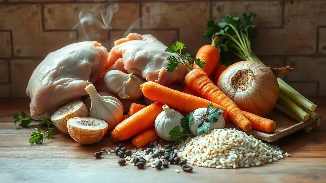 ingredientes-chave para um caldo rico