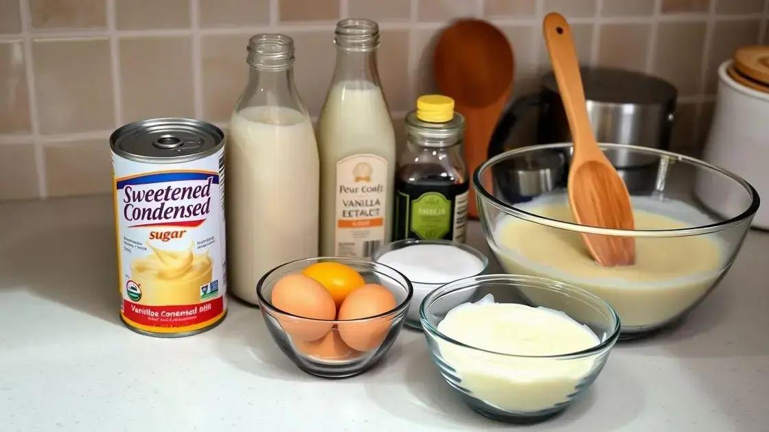 ingredientes-chave para uma textura cremosa