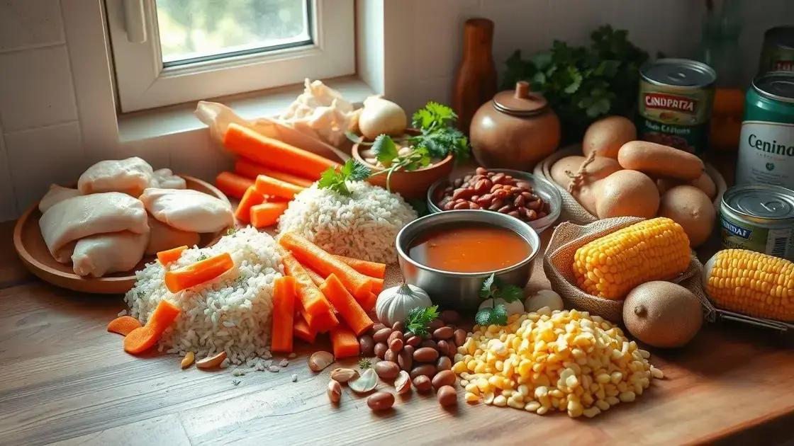 ingredientes clássicos e substitutos acessíveis