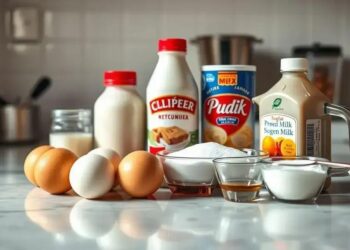 ingredientes de pudim; aprenda a escolher cada item para um pudim cremoso