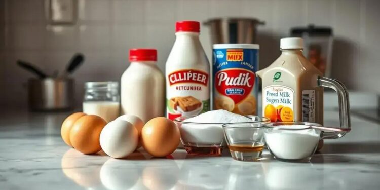 ingredientes de pudim; aprenda a escolher cada item para um pudim cremoso