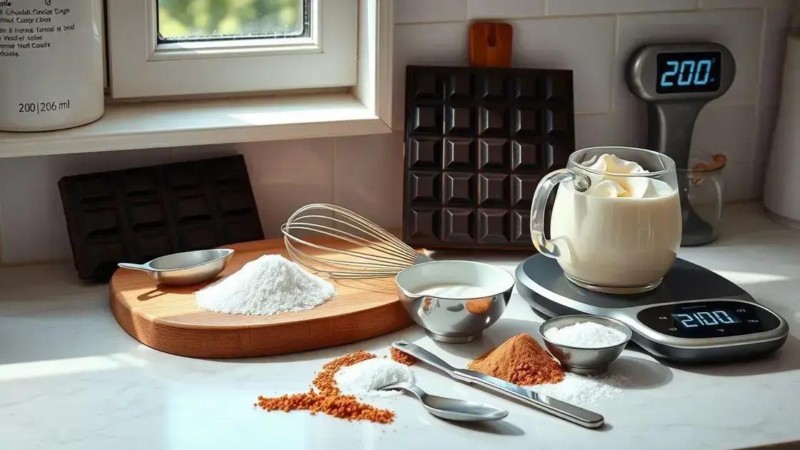 ingredientes e medidas ideais para o resultado perfeito