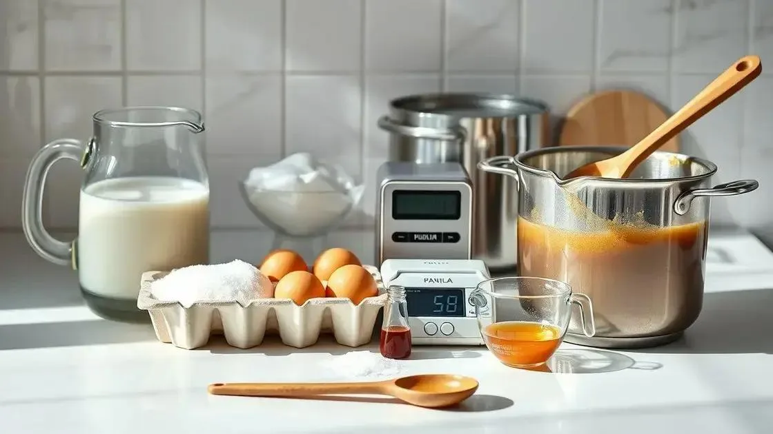 ingredientes e medidas perfeitas para a consistência