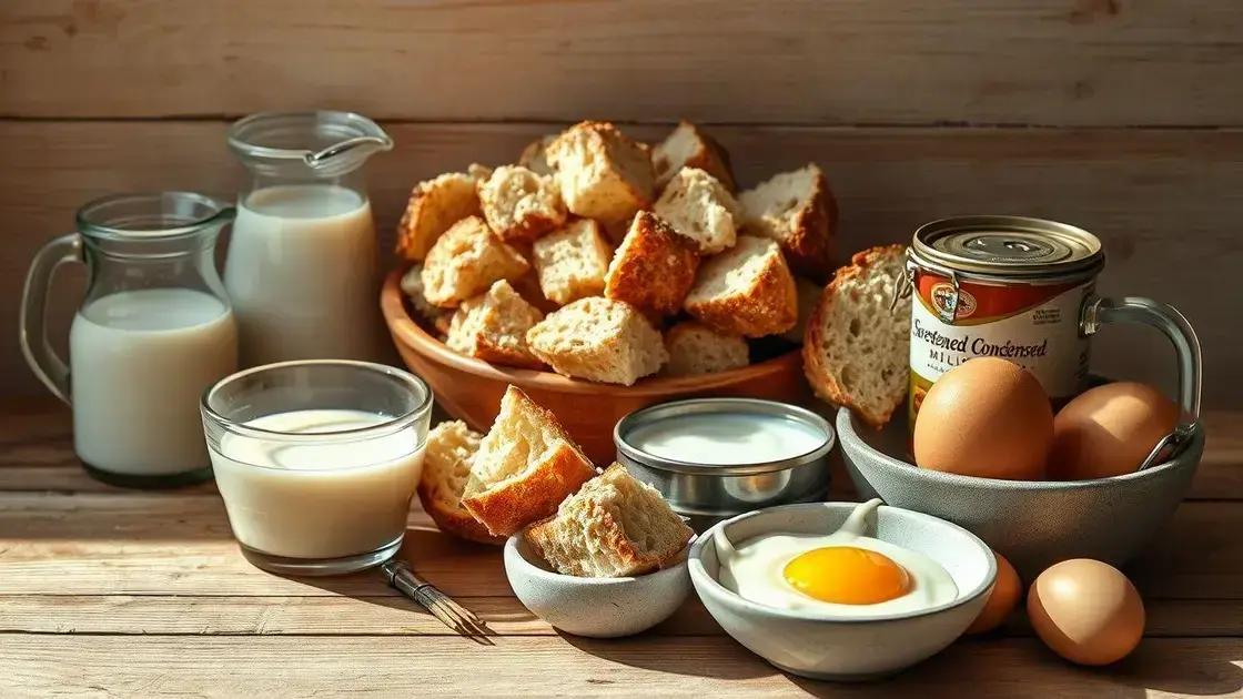ingredientes essenciais para textura cremosa