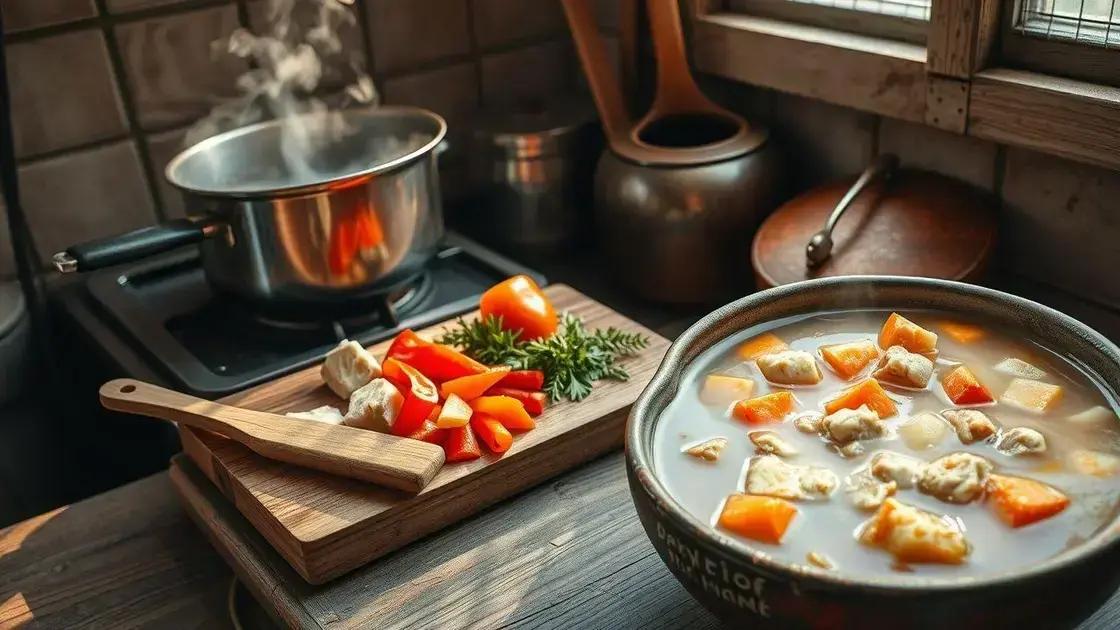 ingredientes essenciais para um sopão nutritivo