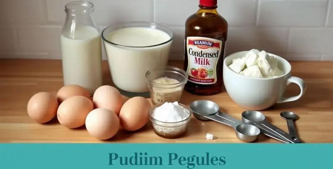 Ingredientes para fazer pudim; guia essencial para um pudim perfeito em casa