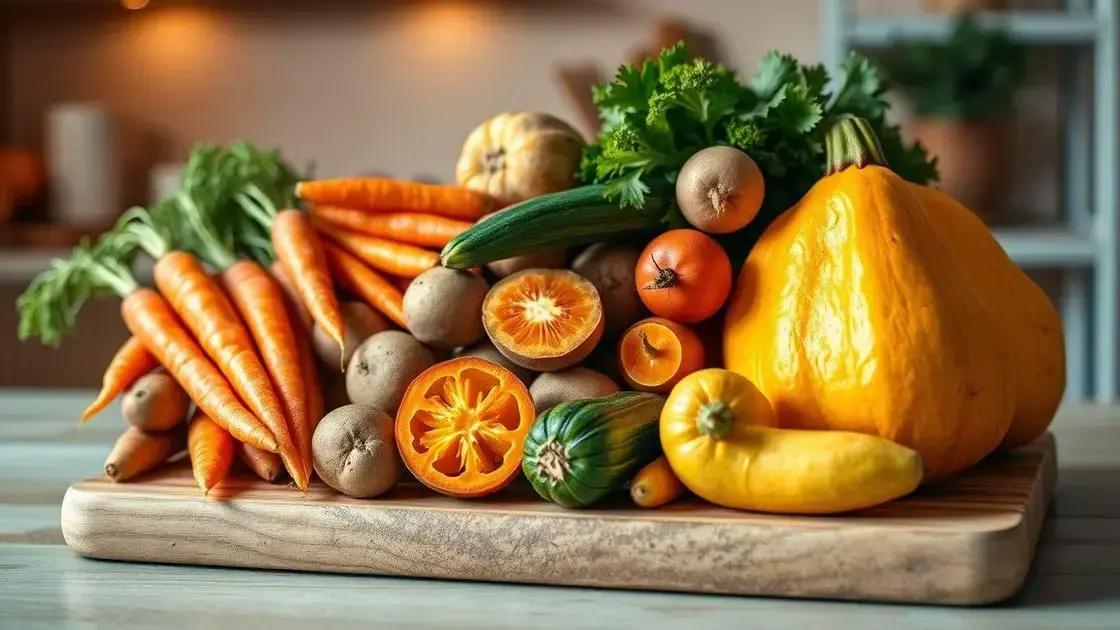 Ingredientes seguros e nutritivos para a primeira sopinha