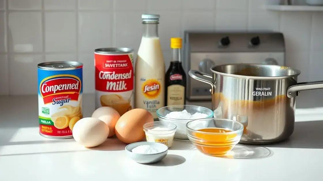 ingredientes simples e substituições disponíveis