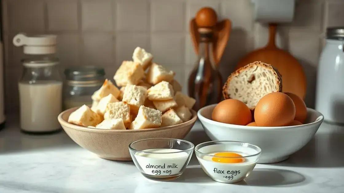 ingredientes simples e substituições possíveis
