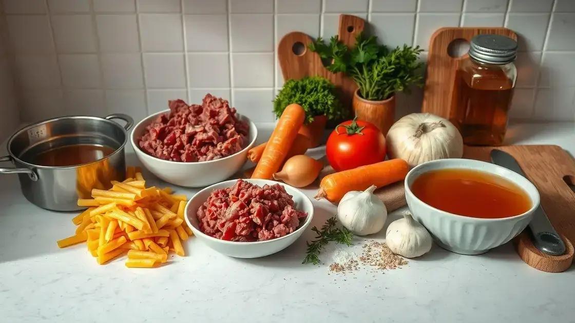 Ingredientes simples e substituições possíveis