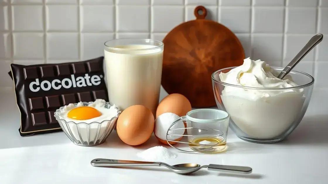 ingredientes simples para começar