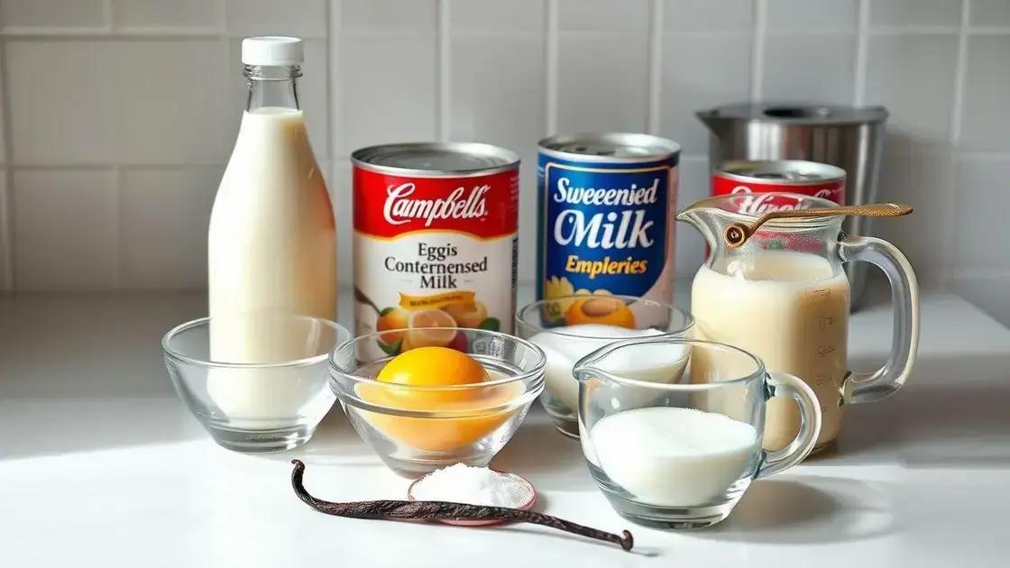 ingredientes simples para textura cremosa