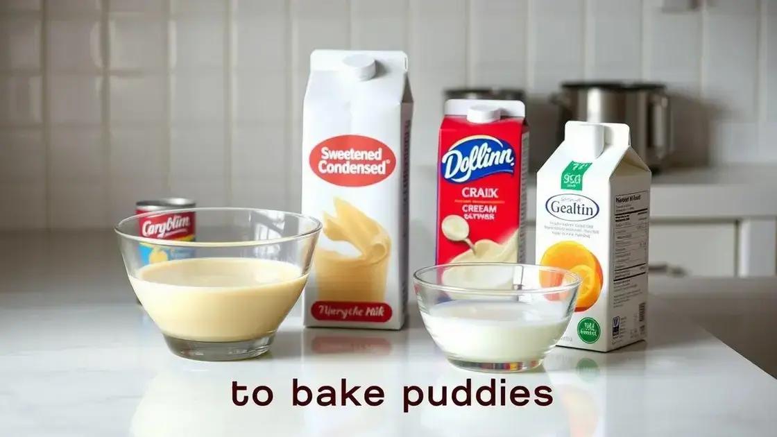 ingredientes simples para um resultado firme