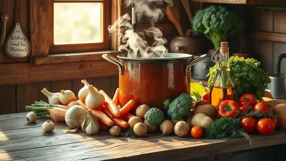 ingredientes simples para uma sopa saborosa ingredientes simples para uma sopa saborosa