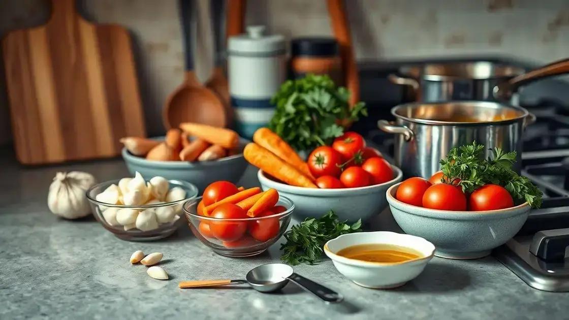 ingredientes simples que entregam sabor rico