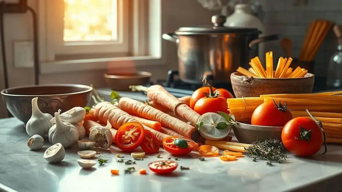 ingredientes simples que fortalecem o sabor