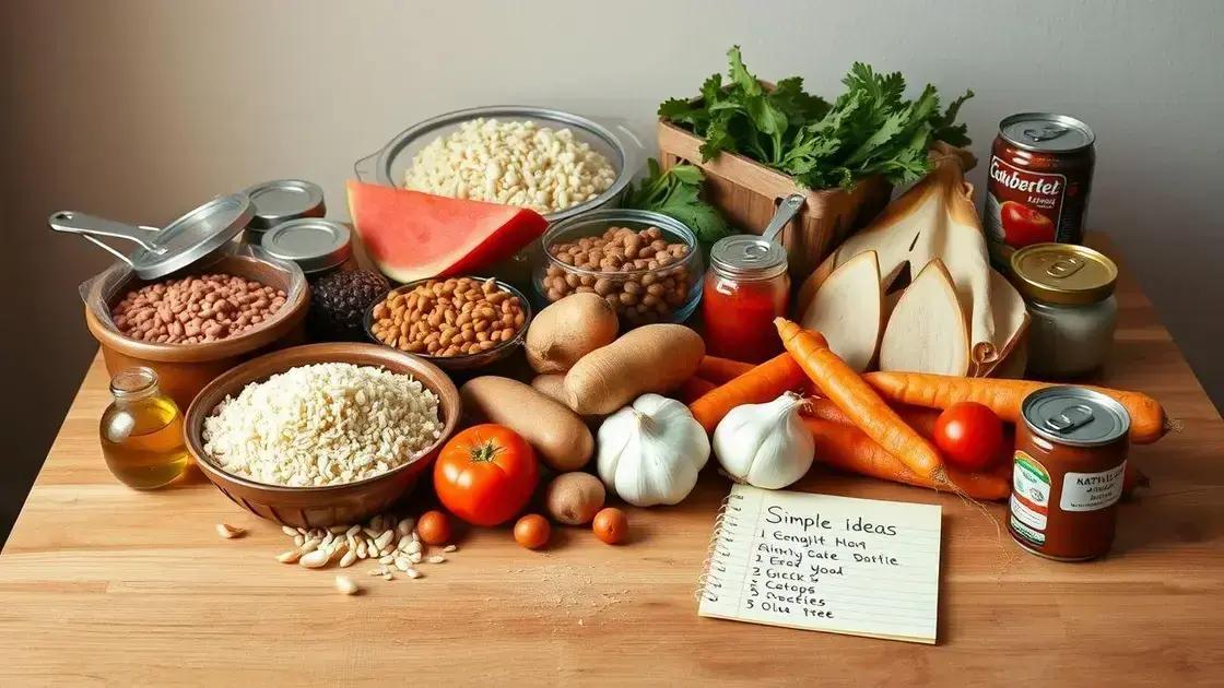 ingredientes simples que rendem mais
