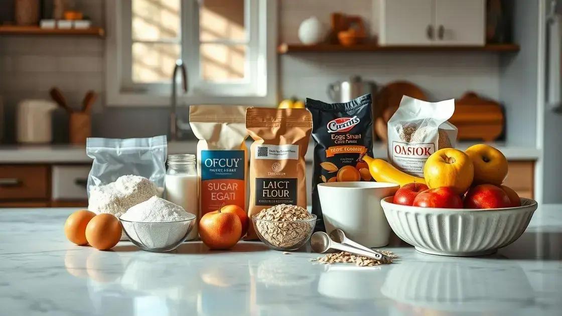 ingredientes simples que você já tem