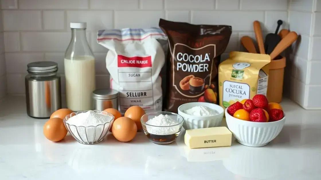 ingredientes simples que você já tem