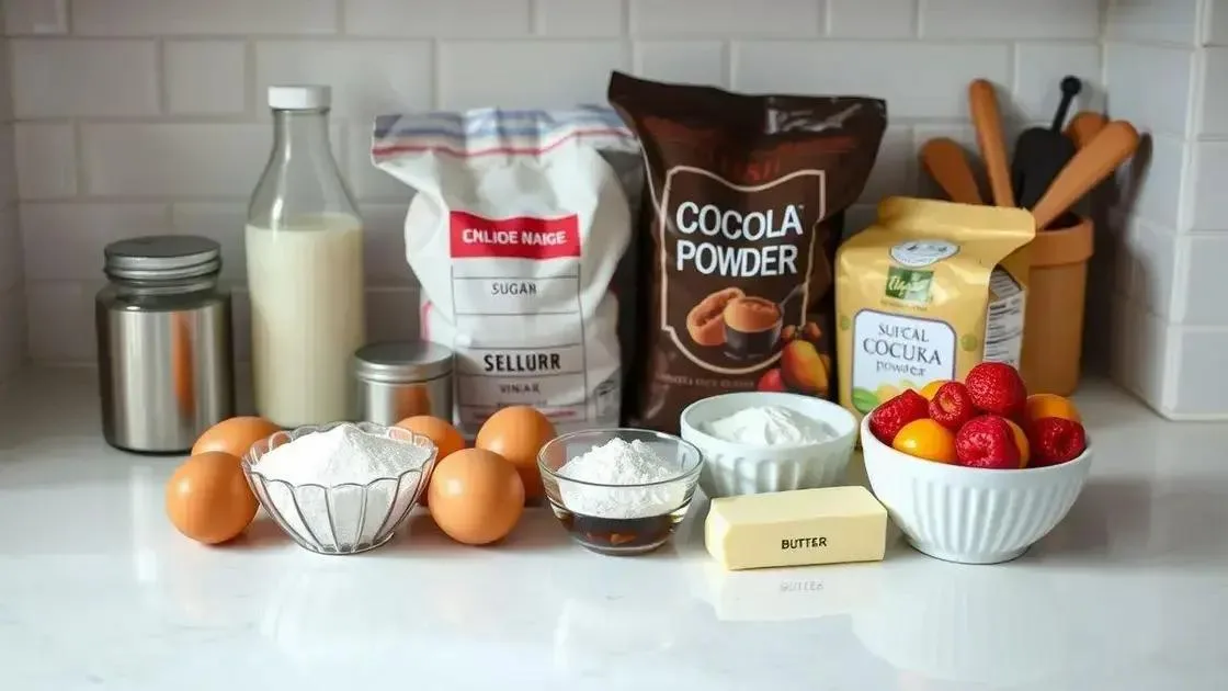 ingredientes simples que você já tem