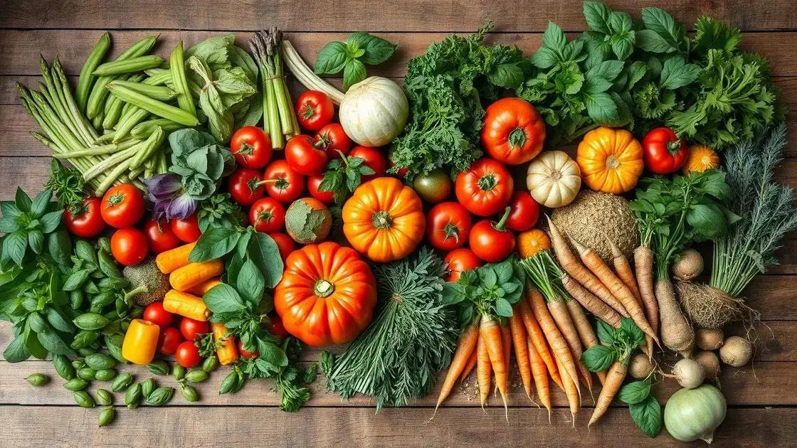 ingredientes versáteis para diferentes estações