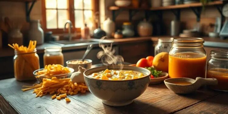 macarrao sopinha; descubra como tornar uma sopa simples em conforto diário